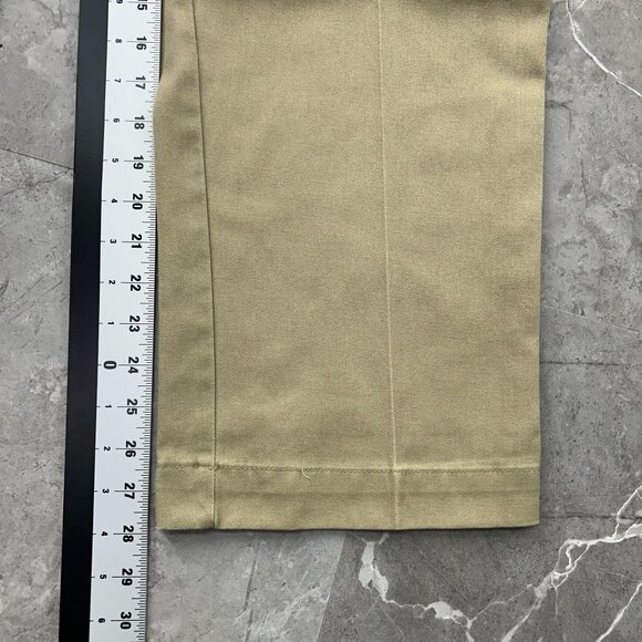 DICKIES CHINO PANTS MENS 36X29 * KHAKI WORKWEAR CASUAL - Picture 10 of 11